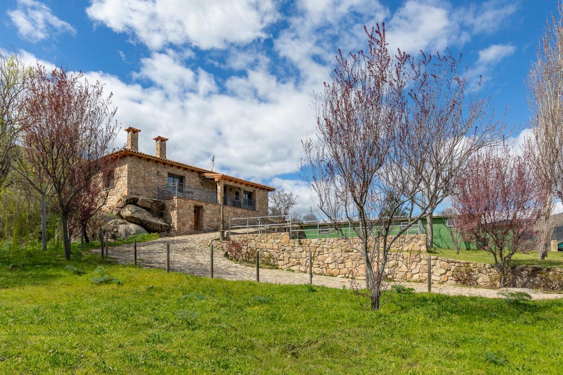 Villa Mansion Con Jacuzzi A 40 Grados, Gran Piscina Y Padel El Tiemblo Exterior foto